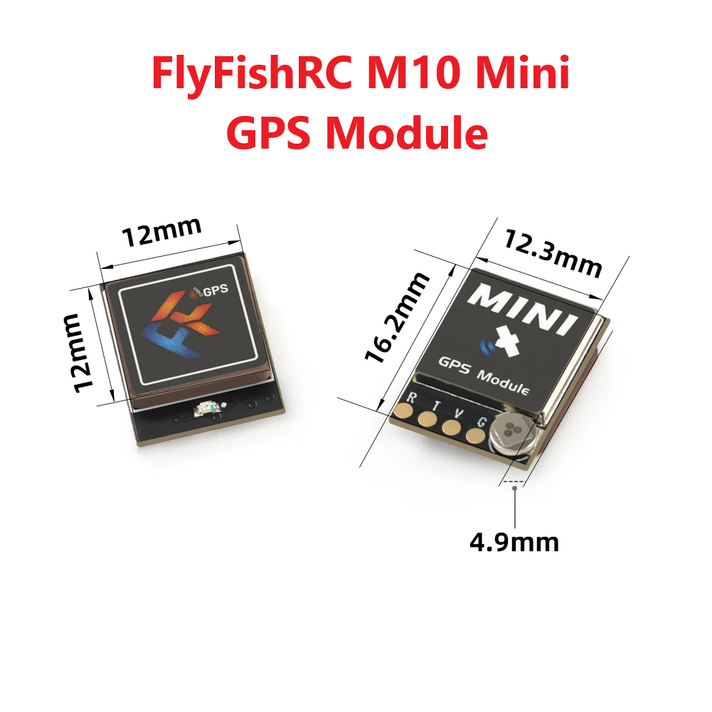 Drone Kit Long Range - FlyFishRC M10 Mini GPS modülü 10th