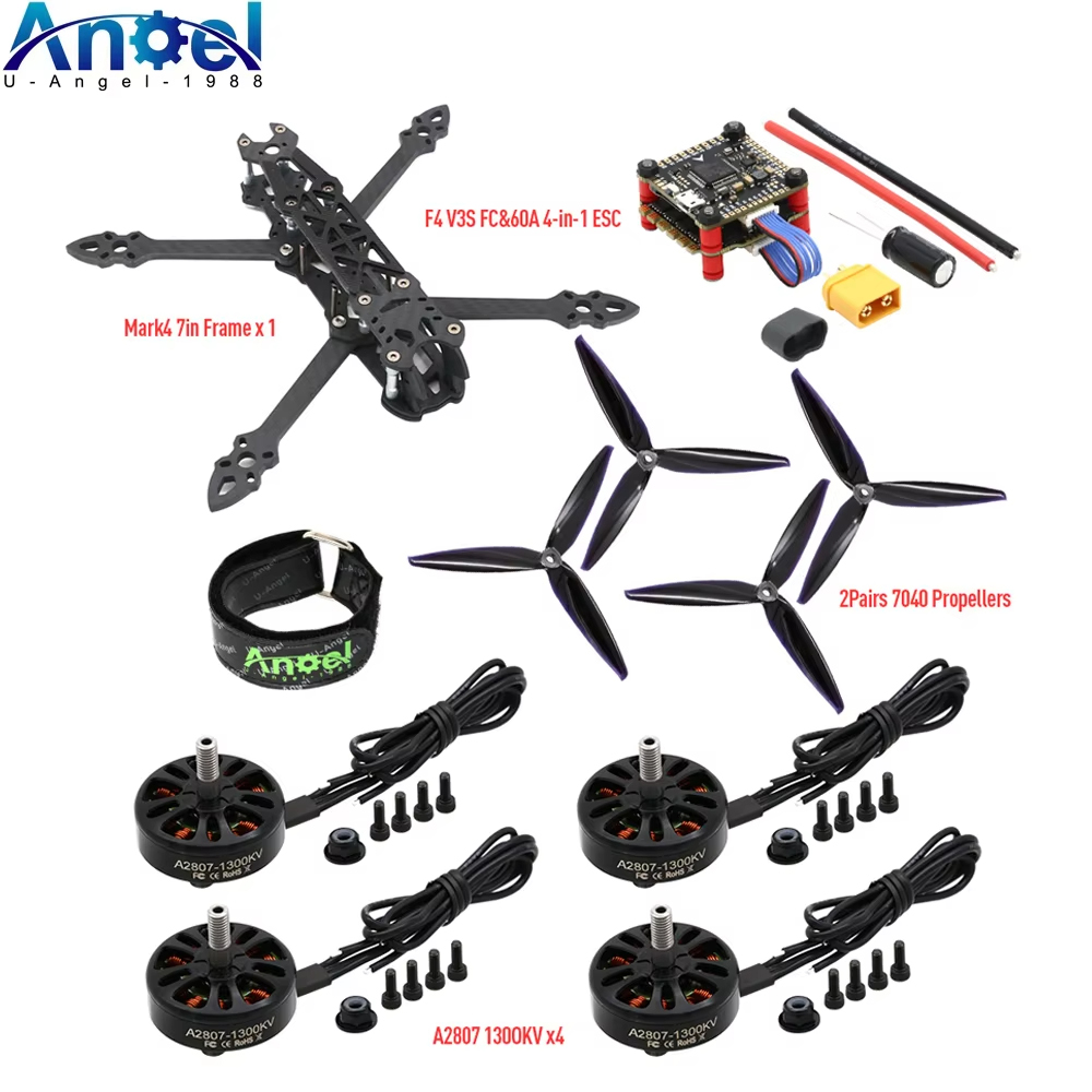 Drone Kit Build Yourself - Mark4 Mark 4 7 inç 295mm