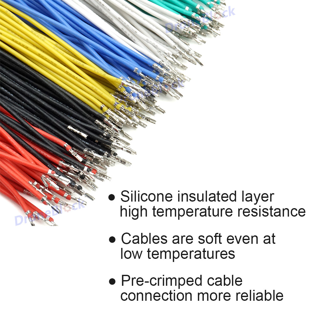 JST GH konektörleri ve ön kıvr - Drone Kit Hexacopter incelemesi ve fiyatı